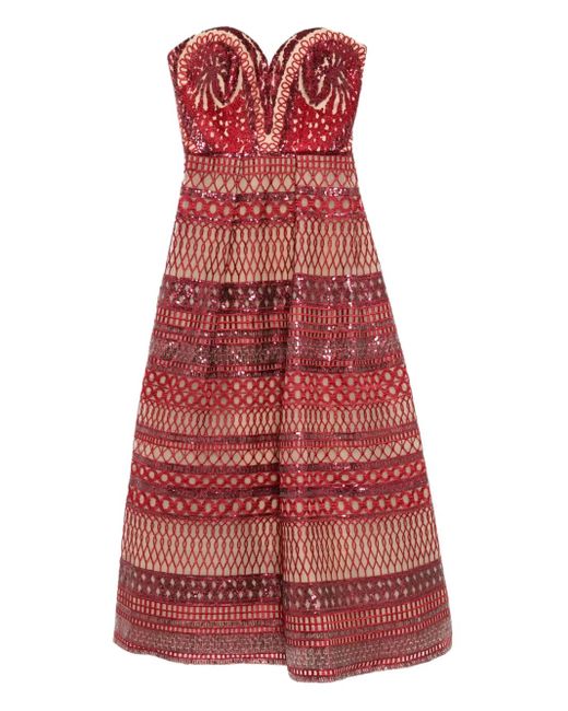 Elie Saab Women's Heart-Shaped Embroidered Dress Elie Saab Women's Heart-Shaped Embroidered Dress