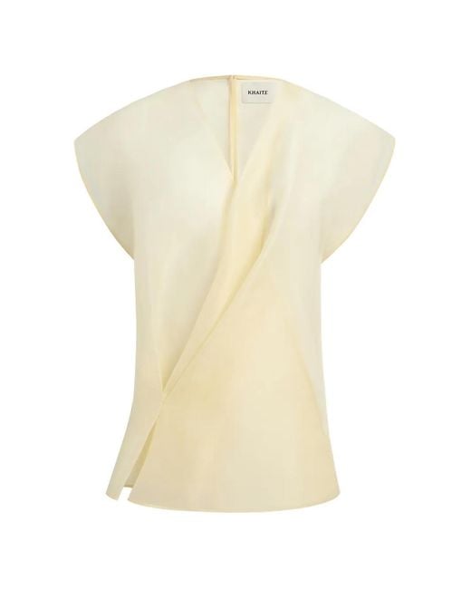 Khaite White Mer Top
