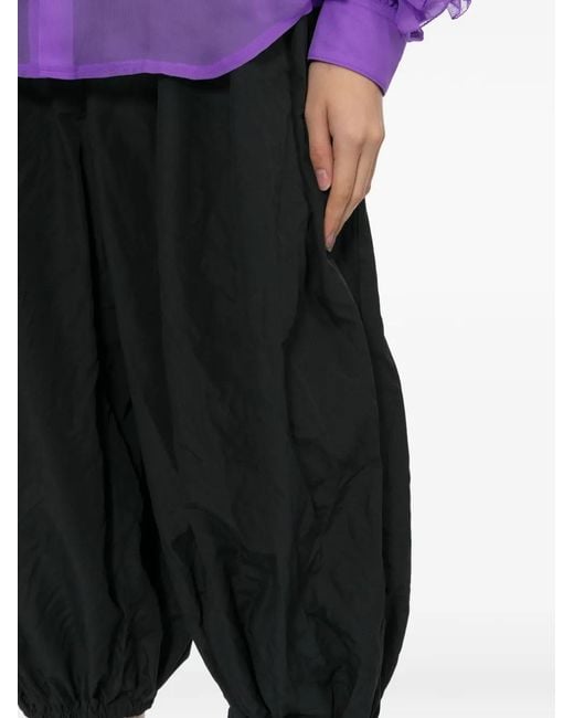 Comme des Garçons Black Pleated Trousers