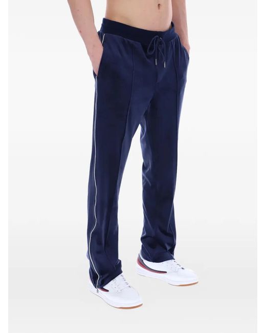 Fila Blue Fio Velour Drawstring Track Pants for men
