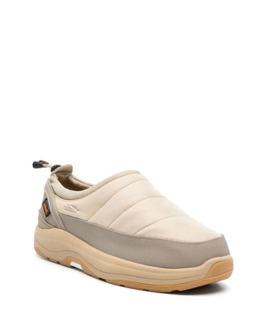 Suicoke Natural Nylon Slip-On Sneakers for men