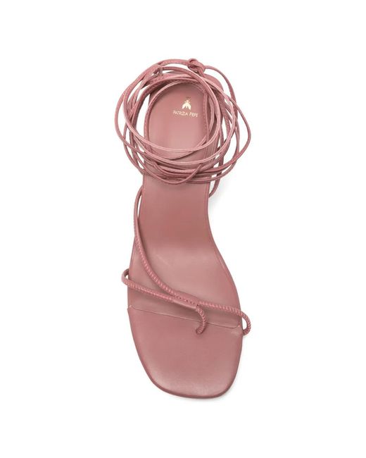 Patrizia Pepe Pink Leather Sandals