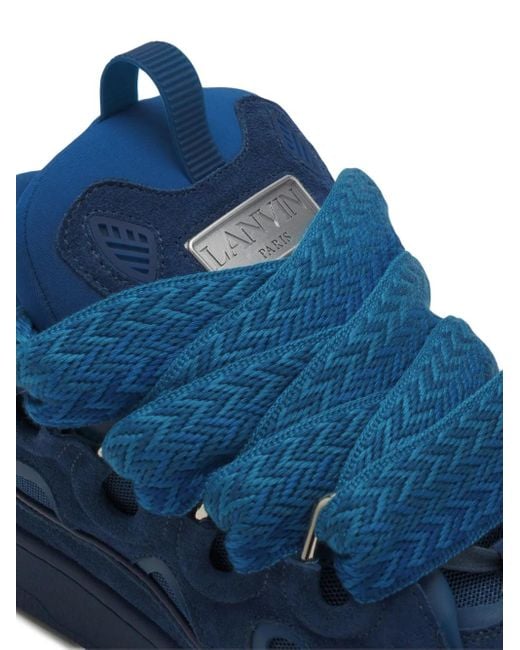 Lanvin Blue Curb Sneakers