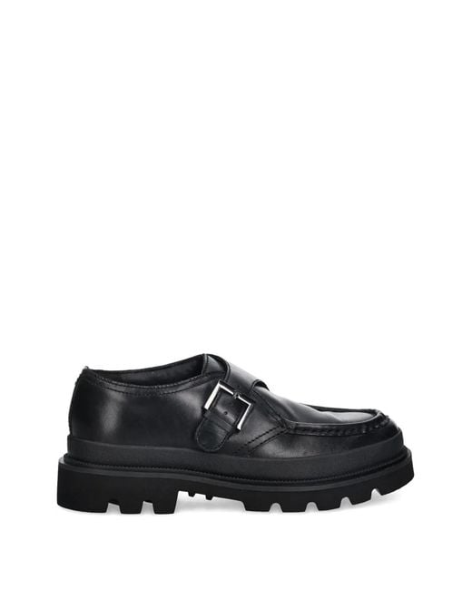 Clarks Black Badell Monk Loafers for men