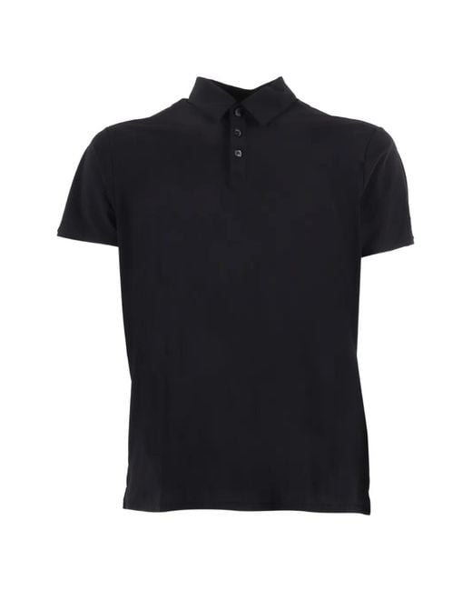 Rrd Black Square Polo Shirt for men