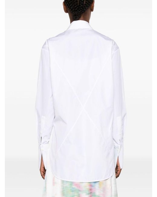 Loewe White Puzzle Fold Cotton Shirt