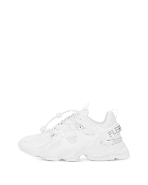 Philipp Plein White Runner Beast X-01 Sneakers