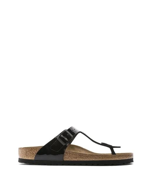 Birkenstock Black Gizeh Buckle-Fastening Sandals for men