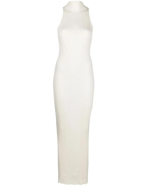 Aeron White Zero Maxikleid