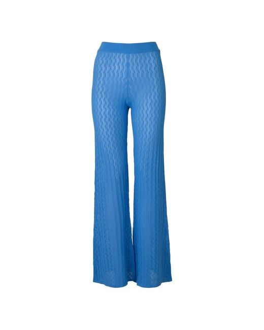 Dodo Bar Or Blue Knitted Trousers