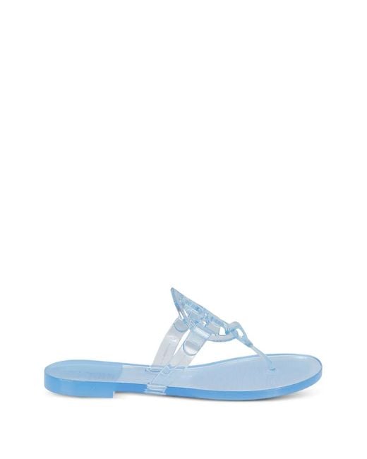 Tory Burch Blue Miller Jelly Sandals