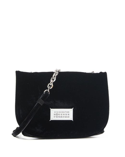 Maison Margiela Black Small Glam Slam Flap Shoulder Bag