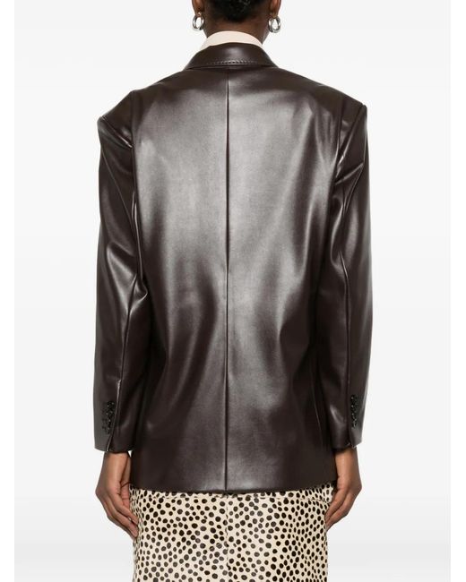Eraldo Brown Double-Breasted Blazer