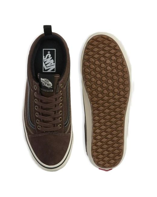 Vans Brown Old Skool Lace-Up Sneakers