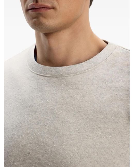 12 STOREEZ Gray Crew-Neck Long-Sleeve Sweatshirt for men