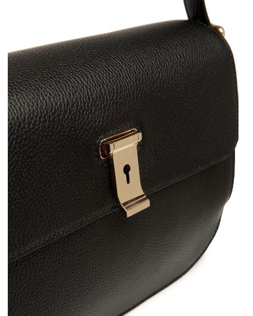 Bally Black Lock Me Shoulder Bag