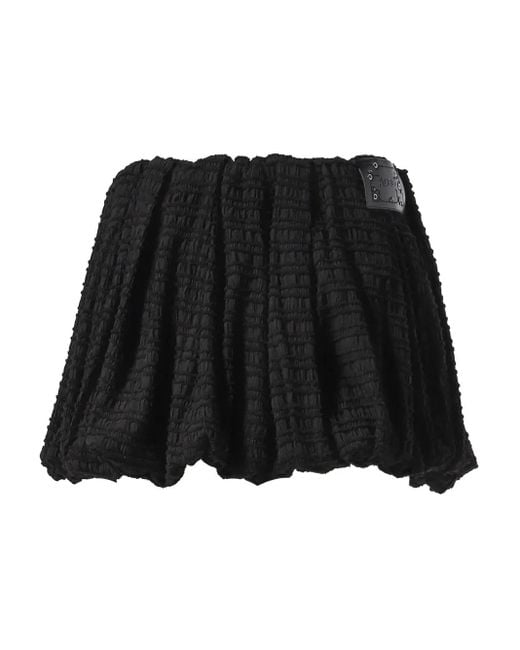 ANDERSSON BELL Black Balloon Mini Skirt