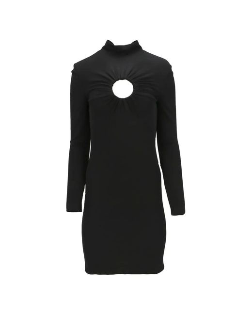 Tom Ford Black Cut-Out Ruched Mini Dress