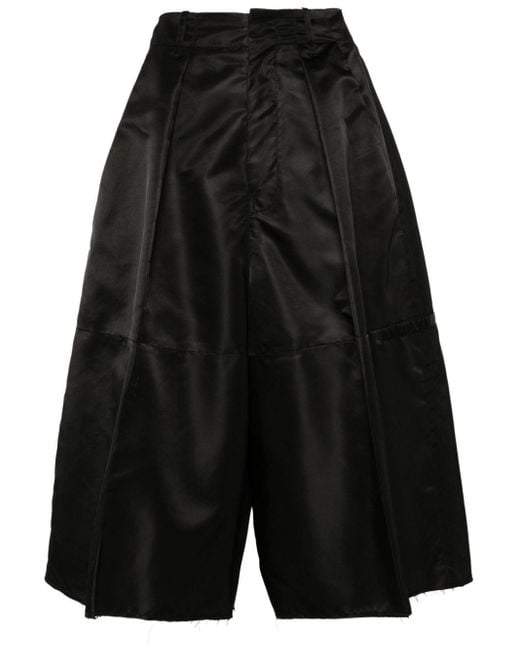Pantalones cortos anchos MM6 by Maison Martin Margiela de color Black