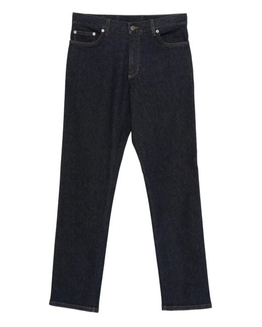 Zegna Blue Five-Pocket Jeans for men