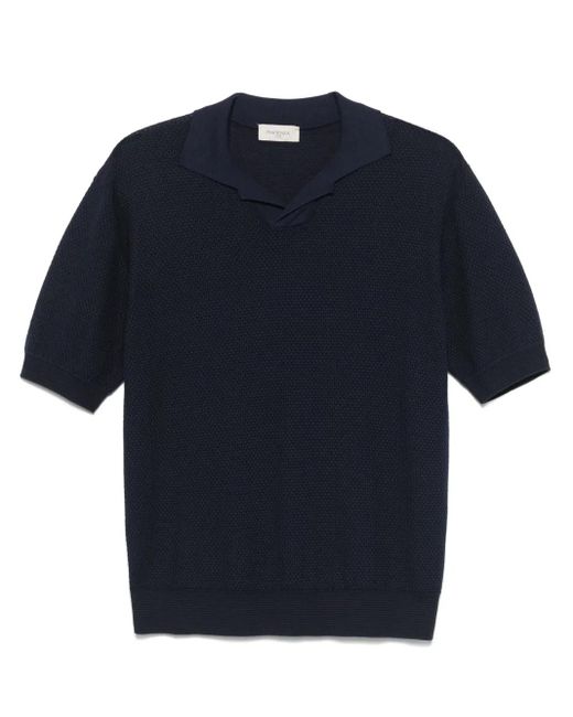 メンズ Piacenza Cashmere ニット Tシャツ Blue