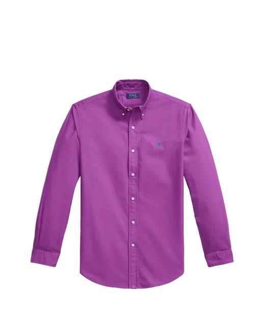 Polo Ralph Lauren Purple Chemise À Motif Polo Pony for men