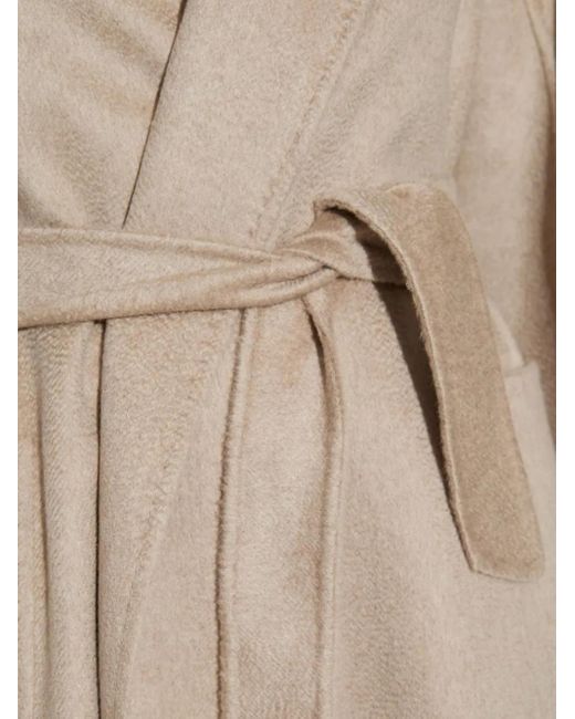 Max Mara Natural Ludmilla Wickelmantel Mit Gürtel