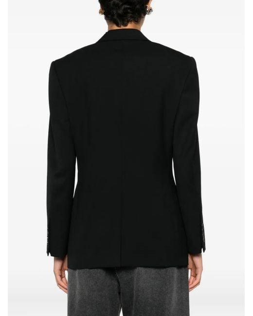 Balenciaga Black Single-Breasted Blazer