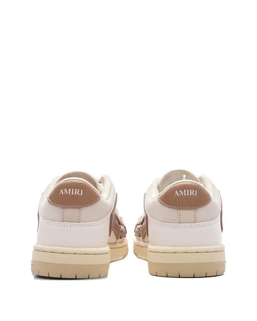 Amiri Brown Skel Top Low Sneakers for men