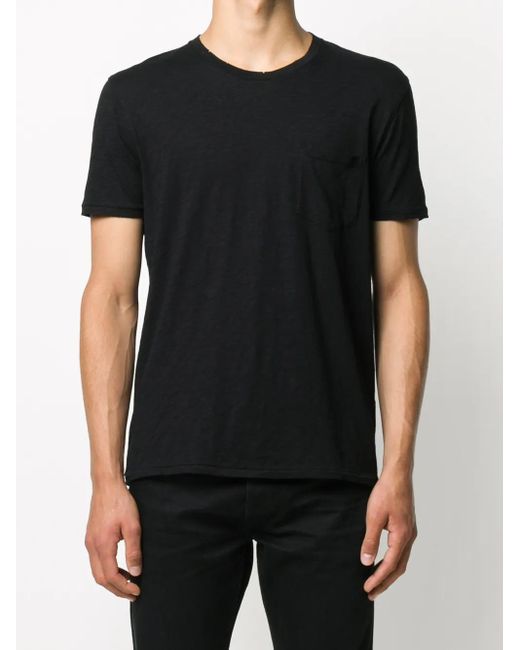 Zadig & Voltaire Black Stockholm Skull-Print T-Shirt for men