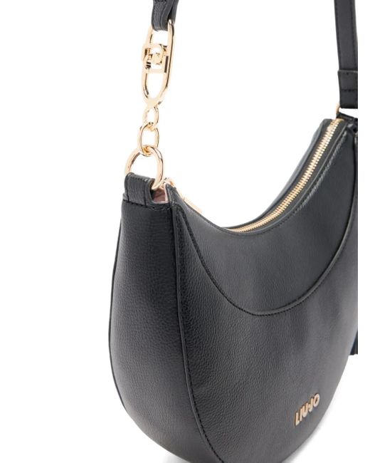 Liu Jo White Medium Crescent-Shaped Tassel Satchel Bag