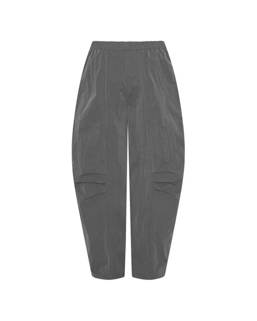 ROTATE BIRGER CHRISTENSEN Gray Pantalon De Jogging À Taille Élastiquée