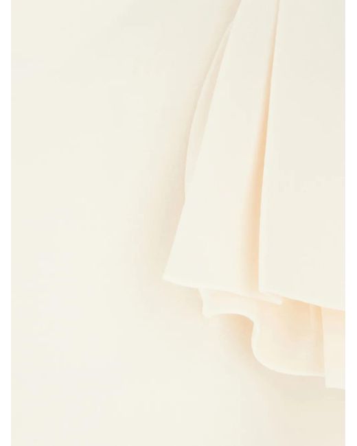 Valentino Garavani White Crepe Couture Mini Dress