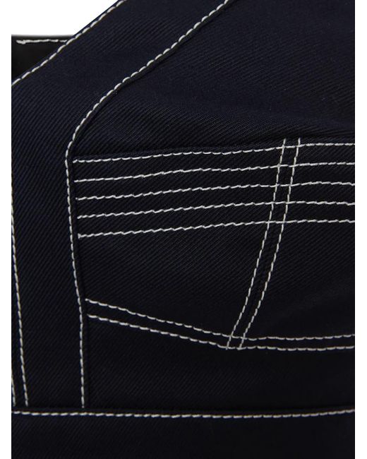 McQueen Blue Cotton Top