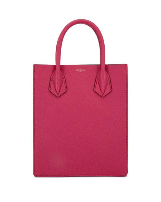 Moreau Pink Handtasche mit Logo-Gravur