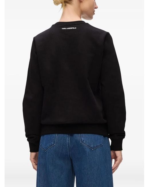 Karl Lagerfeld Black Rue St-Guillaume Sweater