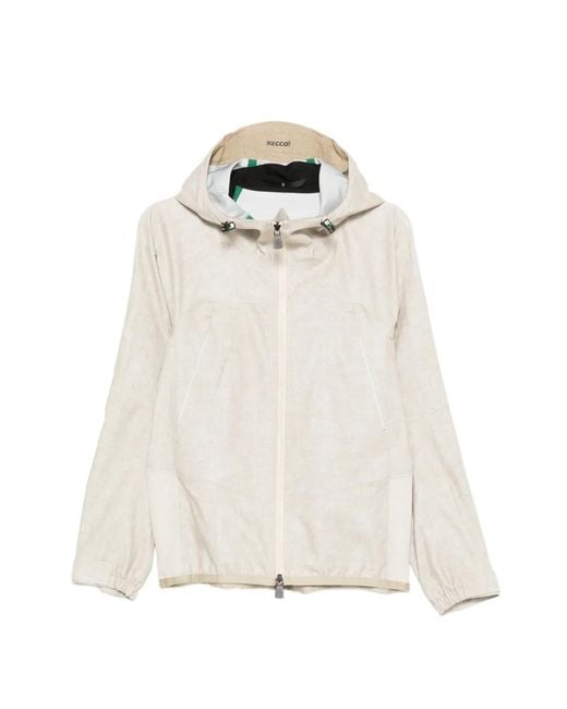 Moncler White Blagnac Hooded Jacket for men
