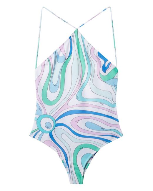 Swimwear > one-piece Emilio Pucci en coloris Blue