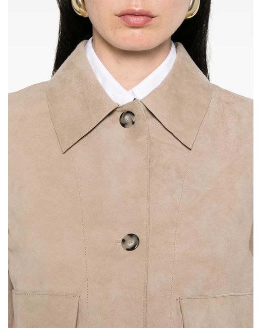 The Jackie Leathers Natural Malaga Leather Jacket