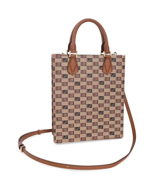 Moreau Brown Monogram-Print Tote Bag