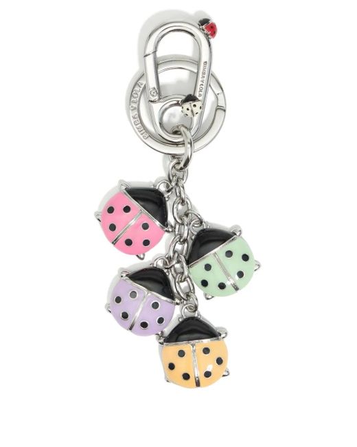 Bimba Y Lola White Ladybug Keyring