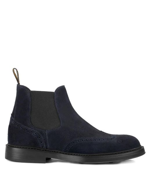 Bottines Chelsea En Daim Doucal's pour homme en coloris Blue