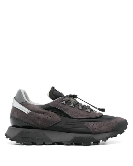 RUN OF Black Hike Prince Sneakers for men