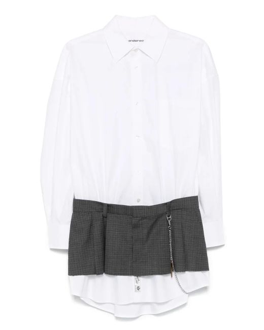 Alexander Wang ロングスリーブ ワンピース White