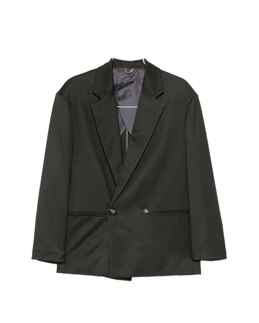 Imperial Black Double-Breasted Jacket for men