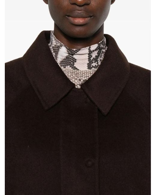 Chaqueta con bolsillo de parche y botones Ottod'Ame de color Black