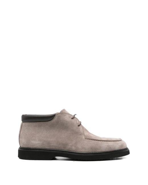 JOHN HARRISON Brown Suede Derby Shoes for men
