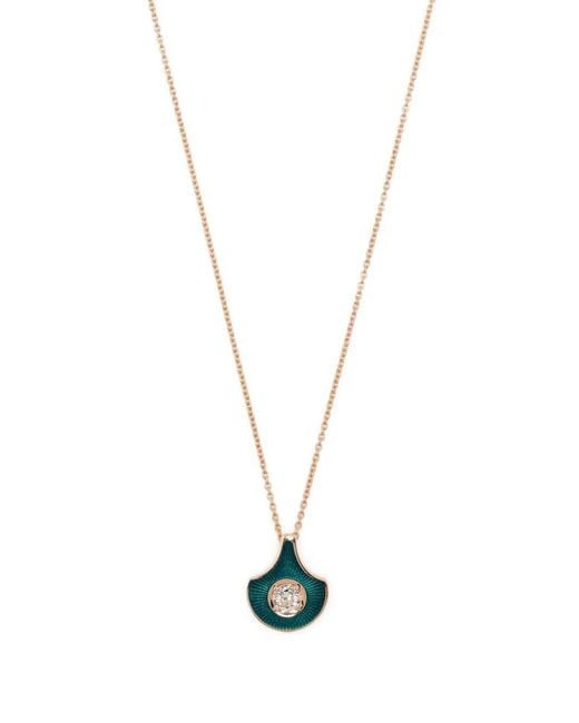 Selim Mouzannar Metallic 18Kt Rose Fish For Love Diamond Necklace