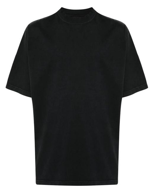 Balenciaga Blue Logo-Print Cotton T-Shirt