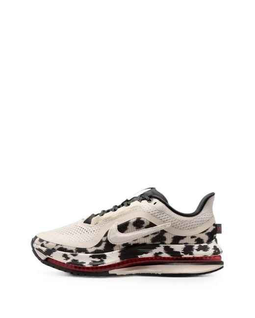 Nike White Pegasus Premium Cow-Print Sneakers for men